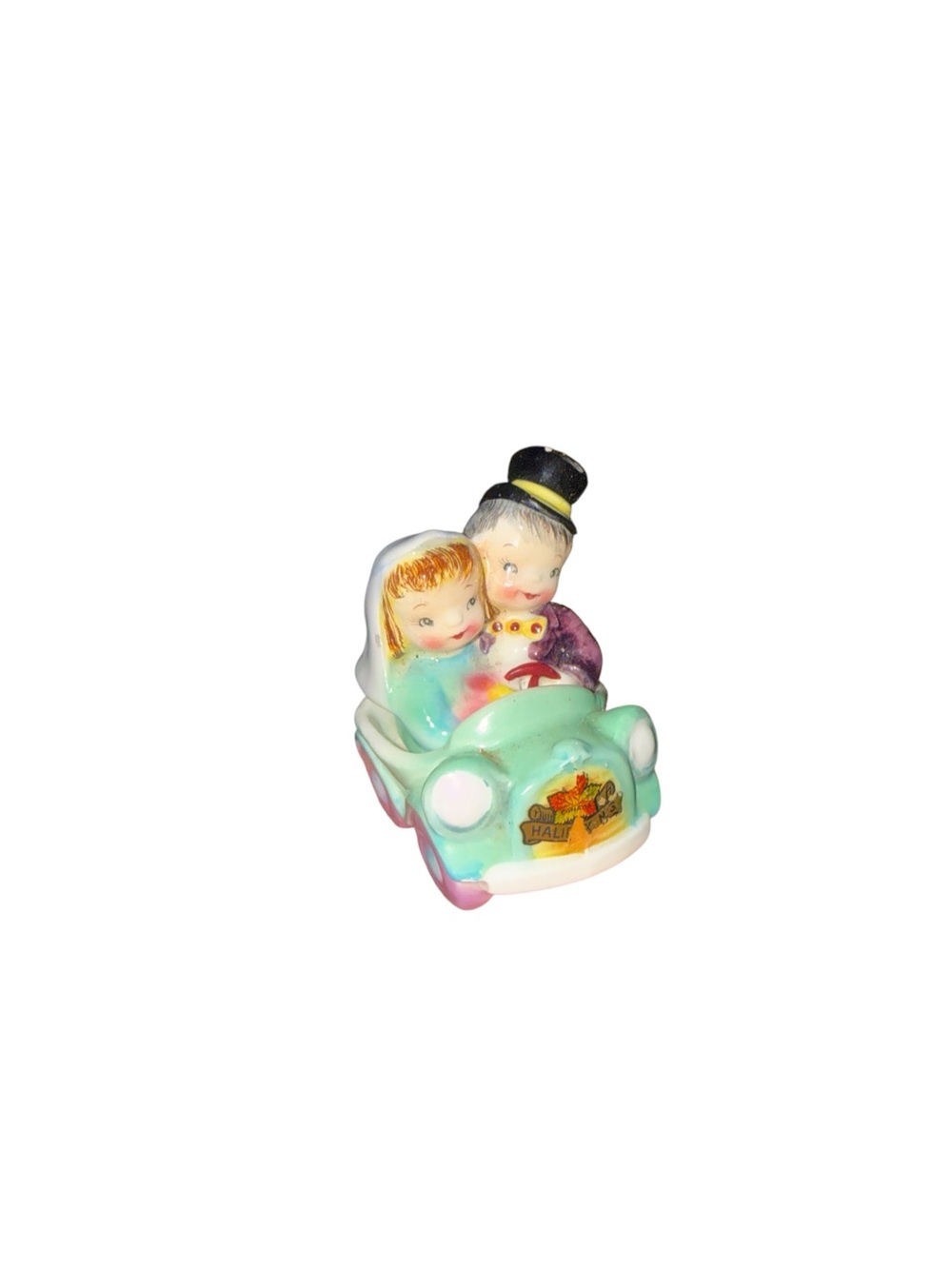 Vintage Py Japan just married salt and pepper set